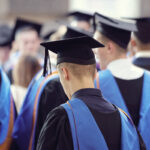 University students at graduation