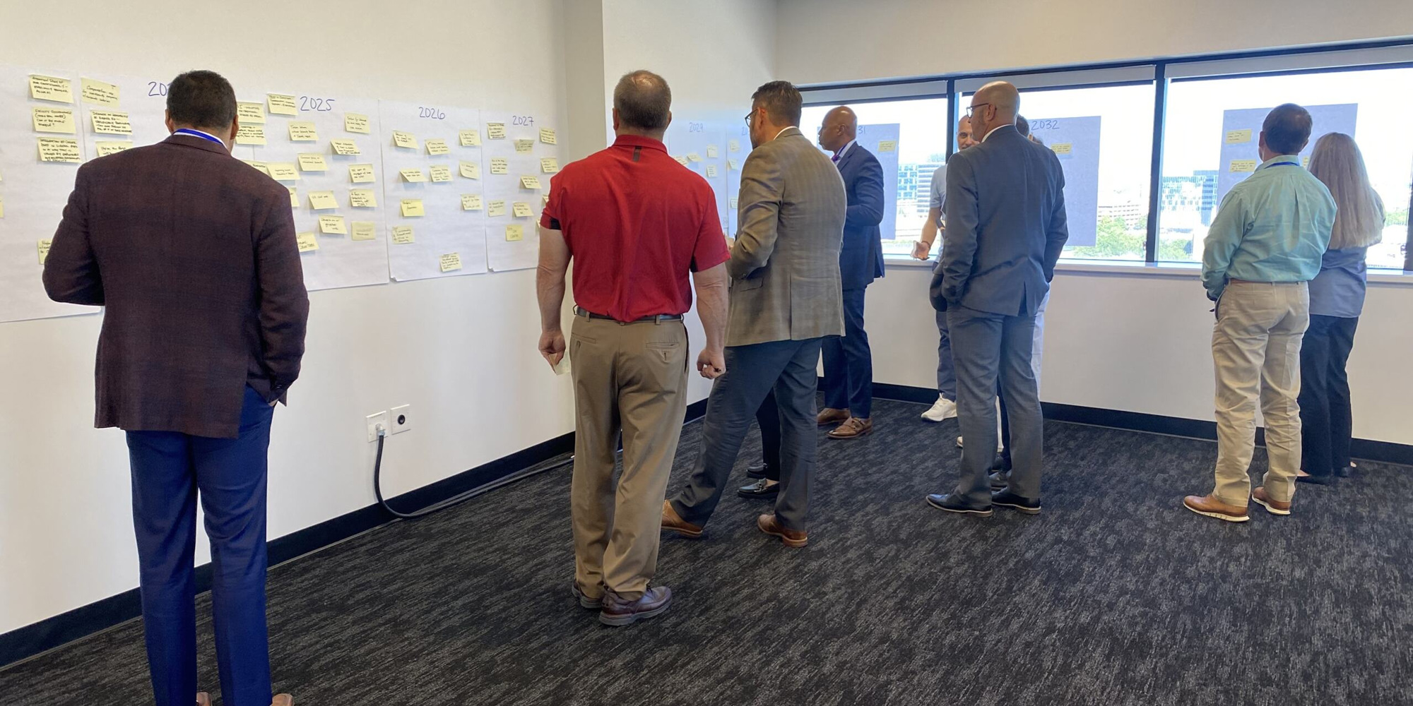 People doing an activity at an Academic Impressions conference